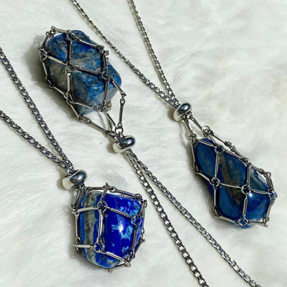 🔥Hot Sale 49% OFF - 2023 Crystal Stone Holder Necklace🎁
