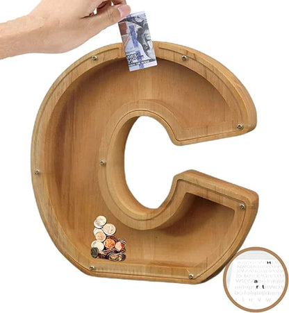 🔥HOT SALE🔥Piggy Bank-Wood Gift For Kids