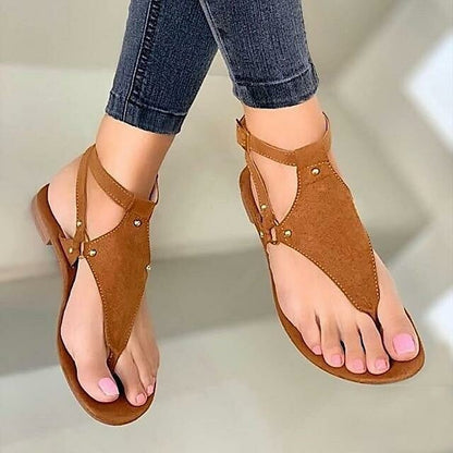 2021 New Ladies Flat Beach Sandals