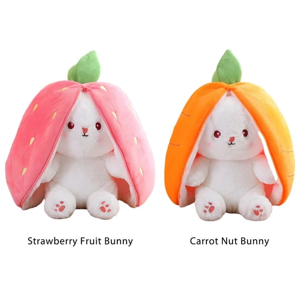 🐇Easter Promotion 49% OFF🍓Strawberry Bunny Transformed into Little Rabbit🎀Fruit Doll Plush Toy🐰