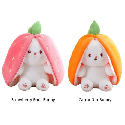 🐇Easter Promotion 49% OFF🍓Strawberry Bunny Transformed into Little Rabbit🎀Fruit Doll Plush Toy🐰