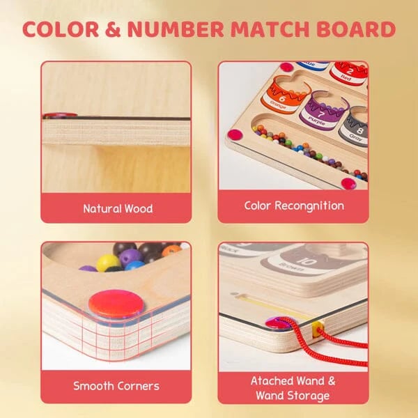 🔥Hot Sale 49% OFF - 2023 Newest Magnetic Colour and Number Maze🎁