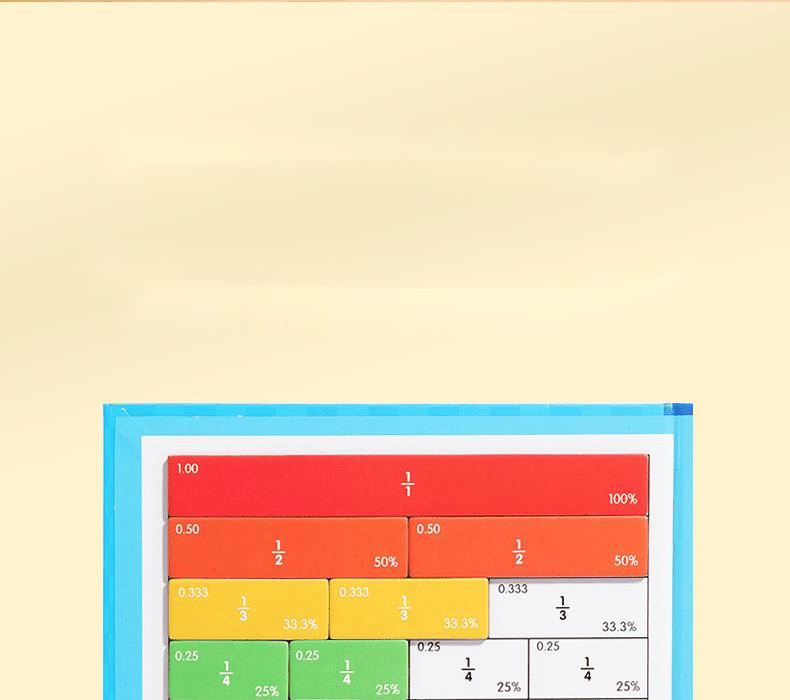 🔥Magnetic Book Fraction Puzzle For Children