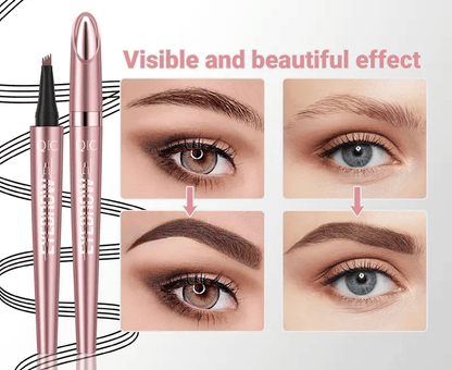 🏆 Last Day Special Price £9.99! 💐 BUY 1 GET 1 FREE 🖌️3D Microblading Eyebrow Pencil – 4-prong tip creates natural hair-like strokes. 🎁