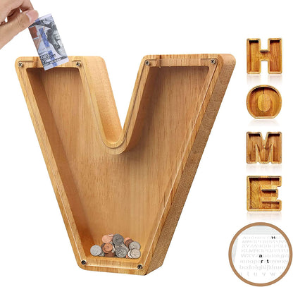 🔥HOT SALE🔥Piggy Bank-Wood Gift For Kids
