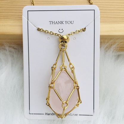 🔥Hot Sale 49% OFF - 2023 Crystal Stone Holder Necklace🎁