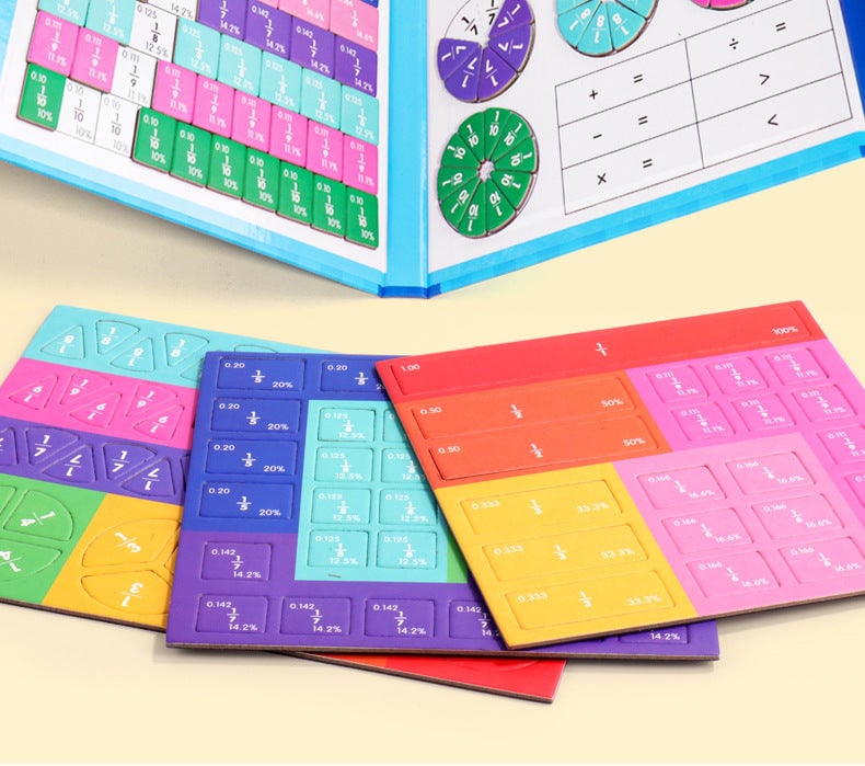 🔥Magnetic Book Fraction Puzzle For Children