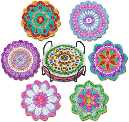 🎅Christmas Sale 50% OFF🌸DIY Diamond Crafts Coasters🎁Buy 2 save 20%&Free Shipping