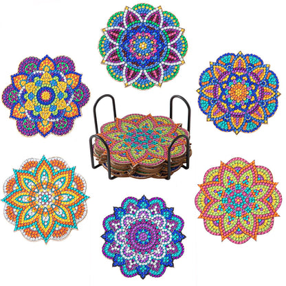 🎅Christmas Sale 50% OFF🌸DIY Diamond Crafts Coasters🎁Buy 2 save 20%&Free Shipping