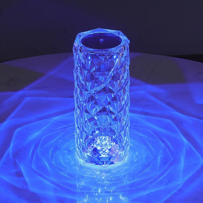 🔥Hot Sale 49% OFF💎16 Colours Rose Rays Crystal Diamond Table Lamp