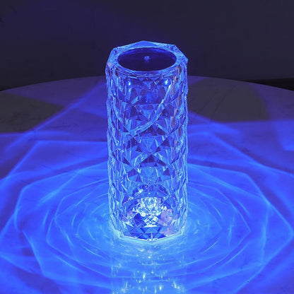 🔥Hot Sale 49% OFF💎16 Colours Rose Rays Crystal Diamond Table Lamp