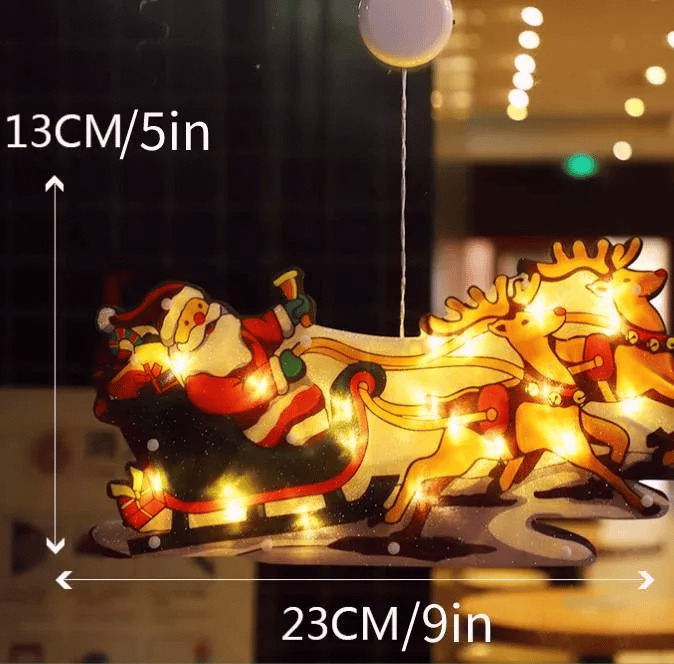 🎅Christmas Sale 49% OFF🎄Christmas Window Hanging Lights🎁Buy 3 or more get Free Shipping