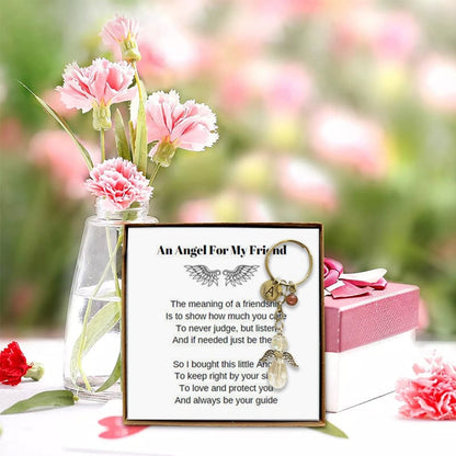 💕LAST DAY 50% OFF 💕Friendship gift • Guardian Angel Keychain🎁Buy 3 save 15%&Free Shipping