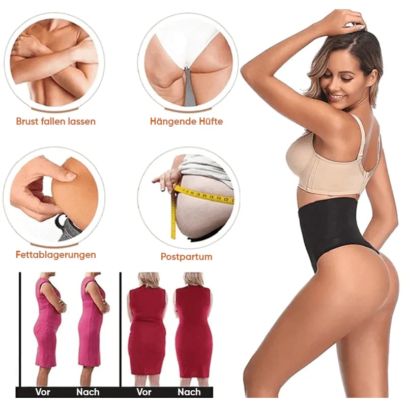 🔥Hot Sale 49% OFF - Seamless High Waist Tummy Control Thong🎁Buy 1 Get 1 Free