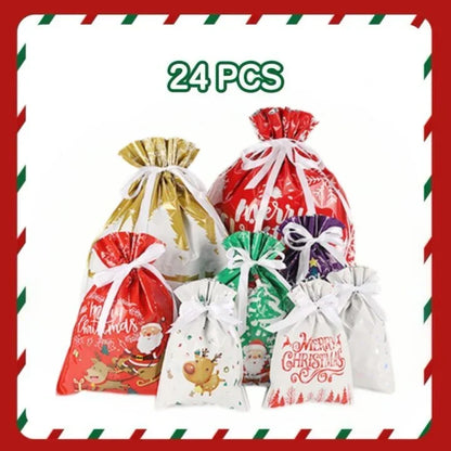 🏆50K+ SOLD! 🔥Christmas Sale 49% OFF🎅Drawstring Christmas Gift Bags (Biodegradable)🎁