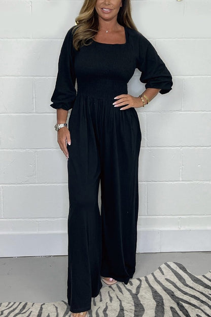 🔥SUMMER HOT SALE 49% OFF🔥Casual Solid Colour Jumpsuit with Pocket