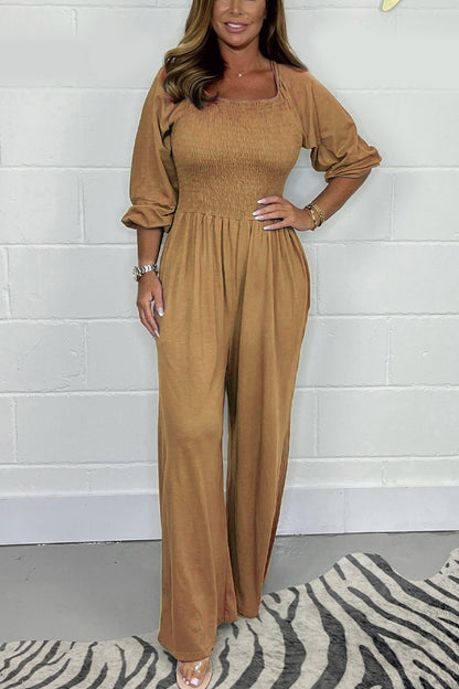 🔥SUMMER HOT SALE 49% OFF🔥Casual Solid Colour Jumpsuit with Pocket
