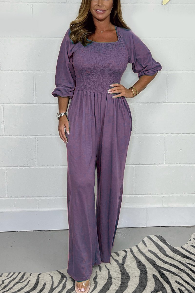 🔥SUMMER HOT SALE 49% OFF🔥Casual Solid Colour Jumpsuit with Pocket