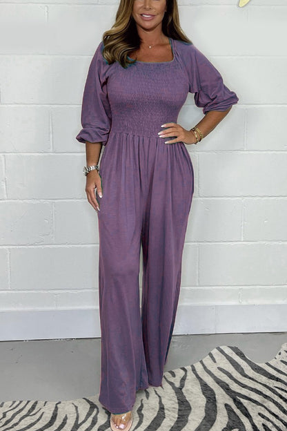 🔥SUMMER HOT SALE 49% OFF🔥Casual Solid Colour Jumpsuit with Pocket