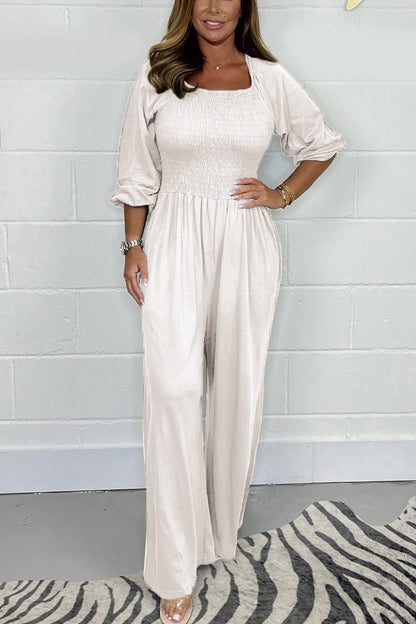 🔥SUMMER HOT SALE 49% OFF🔥Casual Solid Colour Jumpsuit with Pocket