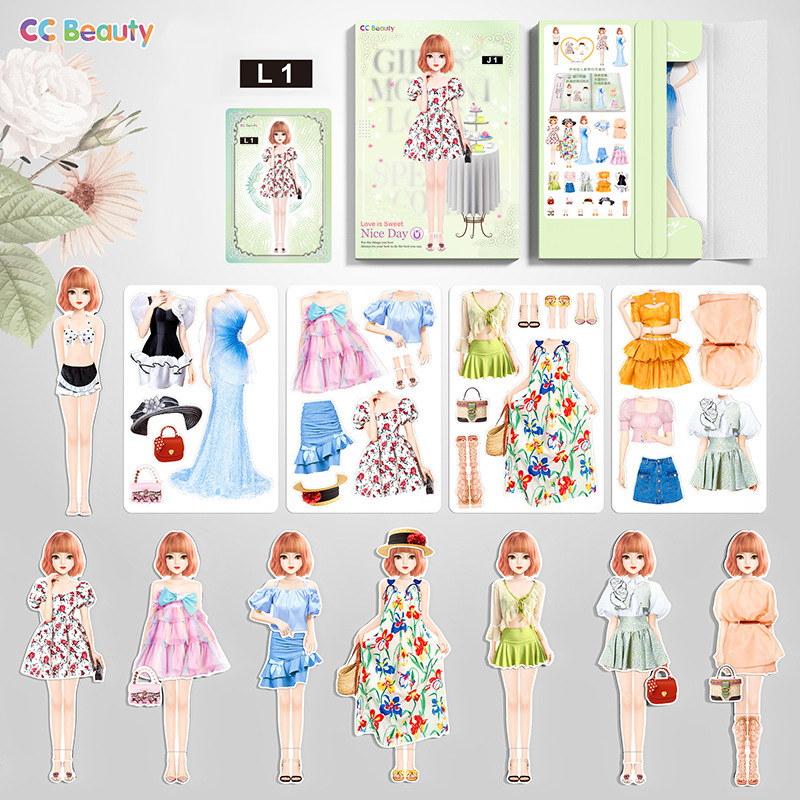 🎅Christmas Sale👧👗Magnetic Dress Up Baby🎁 Buy 2 Get 10% Off