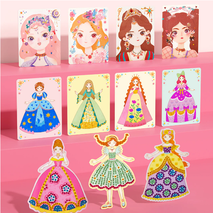 🔥Hot Sale 49% OFF💅Girls' Fav.💝Fantasy 3 In 1 Princess Dress Up & Make Up Game Set🎁