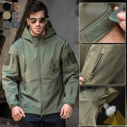 ⏳LAST DAY SALE ONLY ￡21.99!!💥 Built for Wind & Rain🌧️Men's Waterproof Insulated Outdoor Jacket