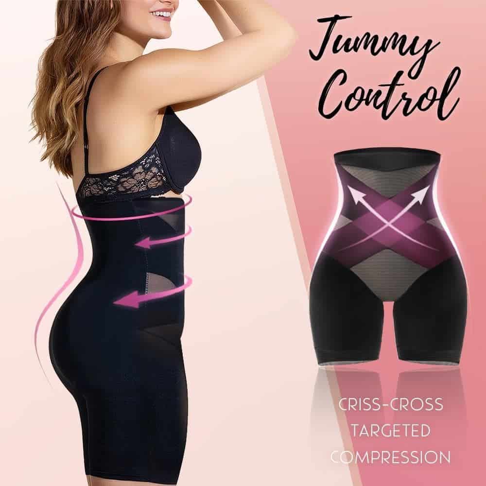 💥New Year Sale 49% OFF - Cross Compression High Waisted Shaper