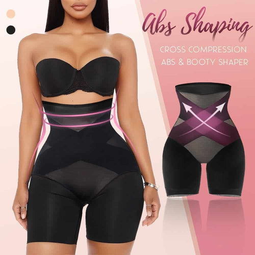 💥New Year Sale 49% OFF - Cross Compression High Waisted Shaper