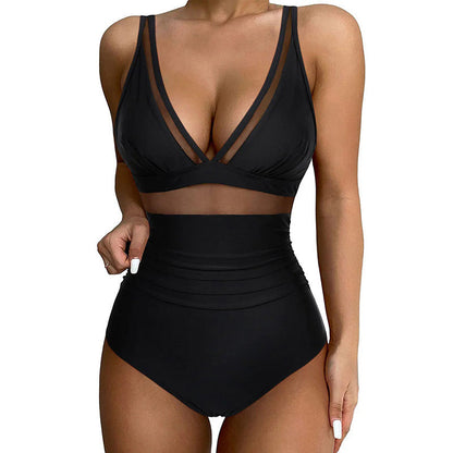 🌷 Meet Summer 50% OFF🏝️Mesh Tummy Control Swimsuit👙