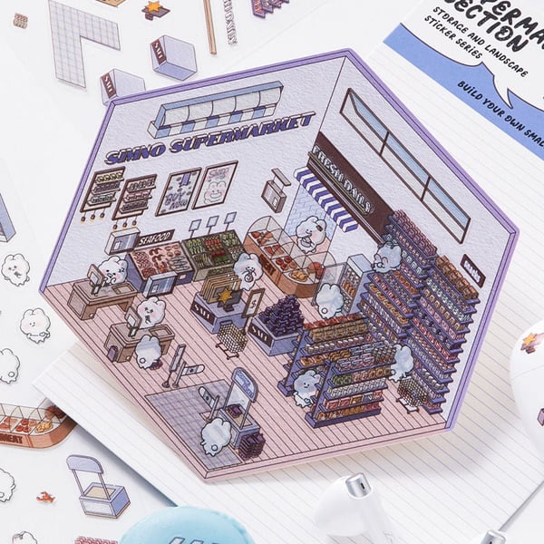 🔥2024 Hot-Selling🔥DIY 3D House Stickers