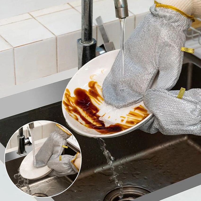 🔥New Year Sale 50% OFF🔥Kitchen Essentials—Dishwashing Wire Gloves✨