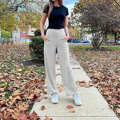 🔥🌹Hot-selling model👉Women's Wide-Leg Stretch Yoga Lounge Pants with Pockets💞💐