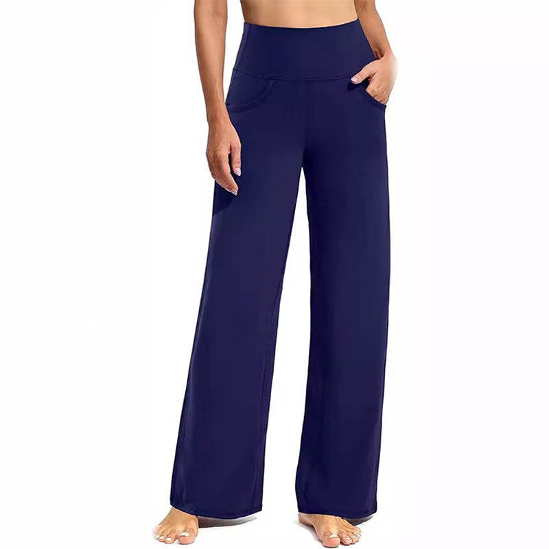 🔥🌹Hot-selling model👉Women's Wide-Leg Stretch Yoga Lounge Pants with Pockets💞💐