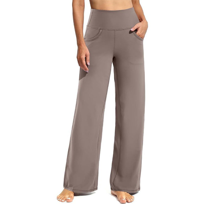 🔥🌹Hot-selling model👉Women's Wide-Leg Stretch Yoga Lounge Pants with Pockets💞💐