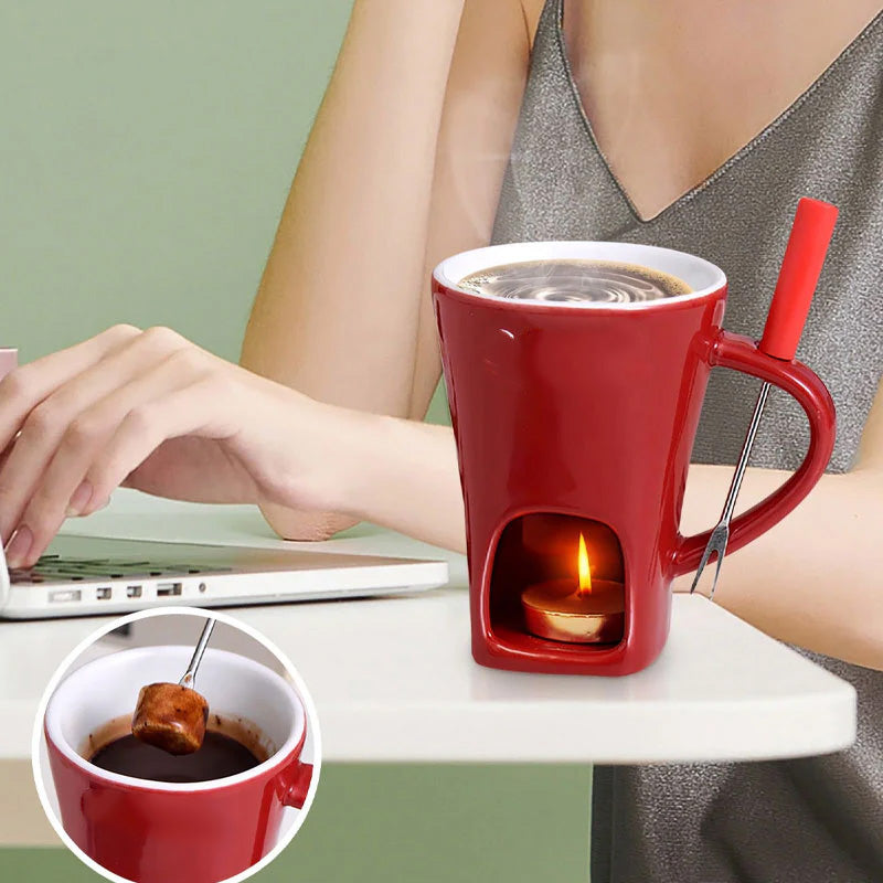 Hot sale 50% off🔥🔥🔥Ceramic Chocolate Fondue Mug🔥🔥🔥