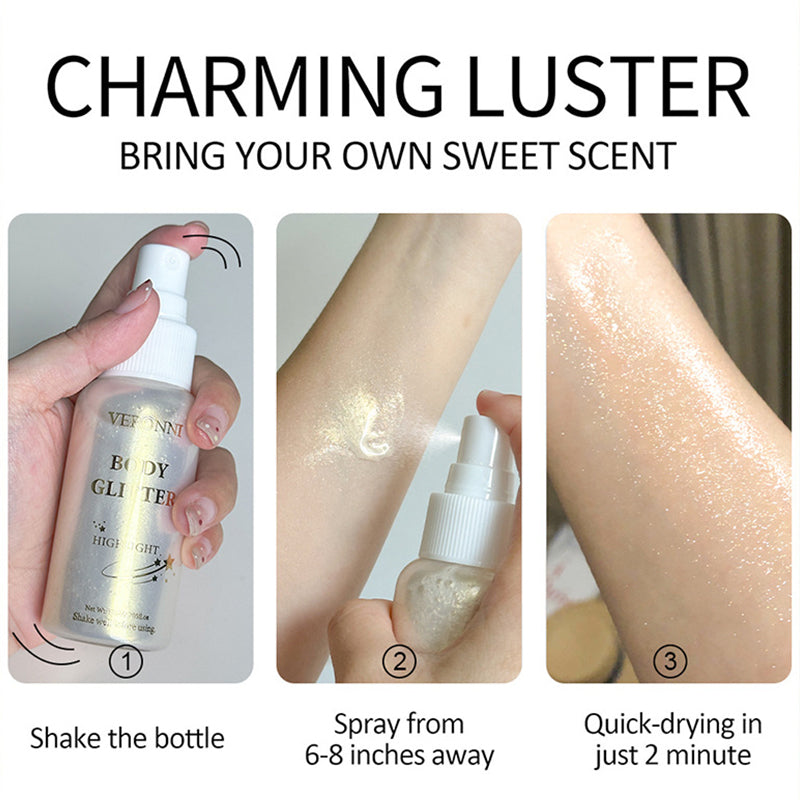 ⚡Shimmer Oil for Stretch Marks & Cellulite – Lightweight, Non-Greasy, Fast-Absorbing, 24H Moisture, Boosts Natural Radiance