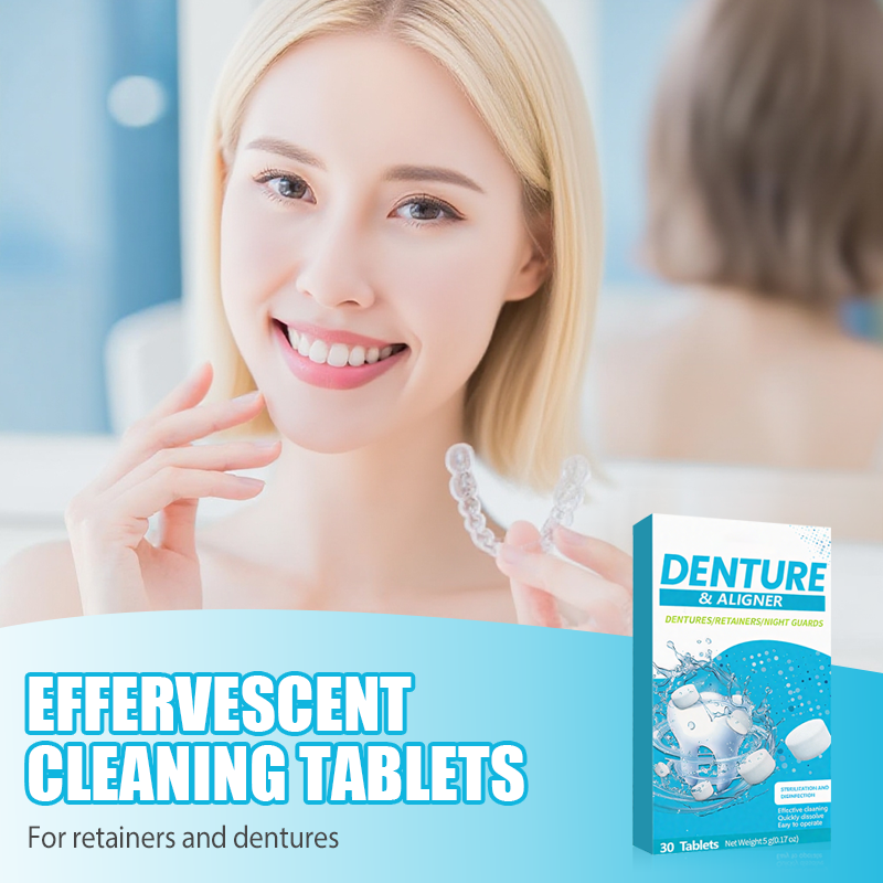 Retainers & Dentures Effervescent Cleaning Tablets