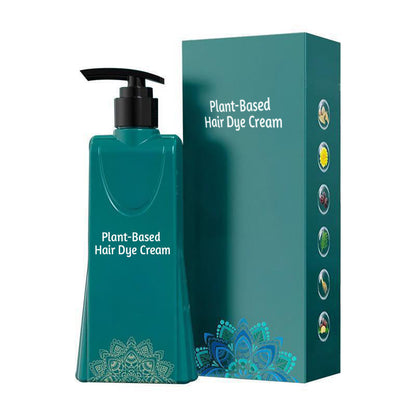 Plant-Based Hair Dye Cream for Gray Coverage