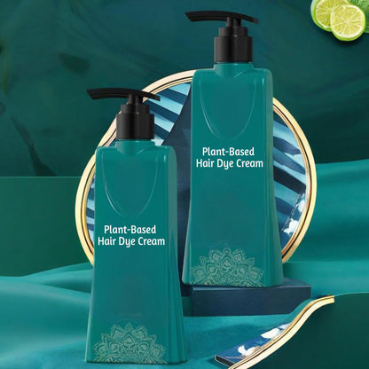 Plant-Based Hair Dye Cream for Gray Coverage