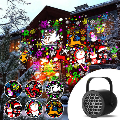 📢LAST DAY SALE ONLY ￡9.99!!🔥🎅【🎁Best Christmas Gift🎁】🎄16-Pattern USB Christmas Projector Light