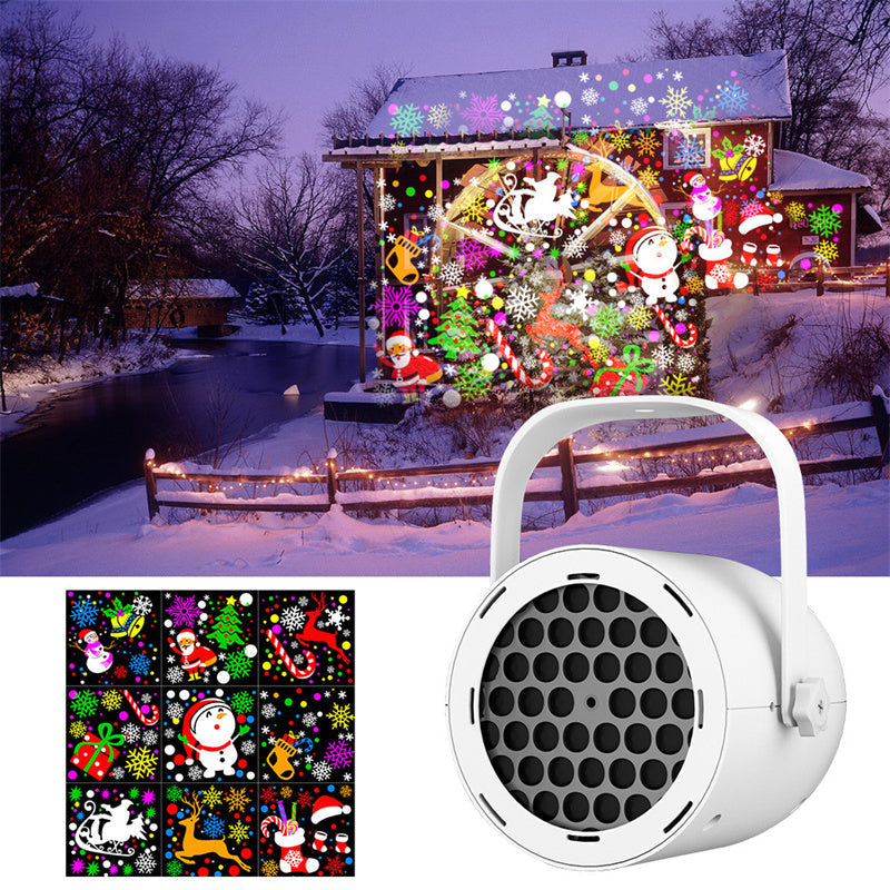 📢LAST DAY SALE ONLY ￡9.99!!🔥🎅【🎁Best Christmas Gift🎁】🎄16-Pattern USB Christmas Projector Light