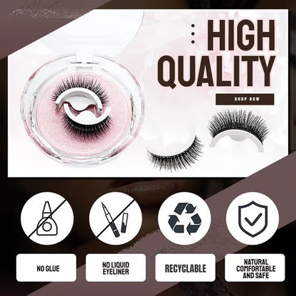 🔥2026 Hot Sale 80% OFF✨⚡ 50K+ SOLD! 🎁Reusable Self-Adhesive False Eyelashes