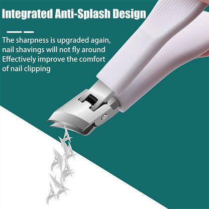 📢📢50% OFF ！！Wide Jaw Opening Anti-Splash Slanted Nail Clipper