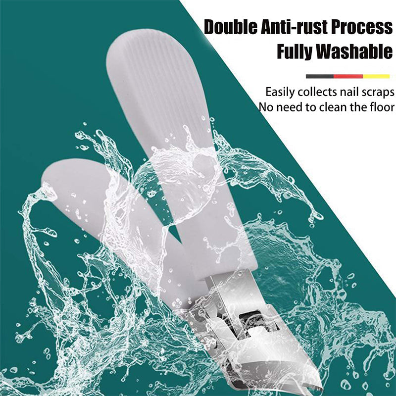 📢📢50% OFF ！！Wide Jaw Opening Anti-Splash Slanted Nail Clipper