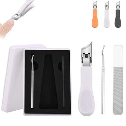 📢📢50% OFF ！！Wide Jaw Opening Anti-Splash Slanted Nail Clipper