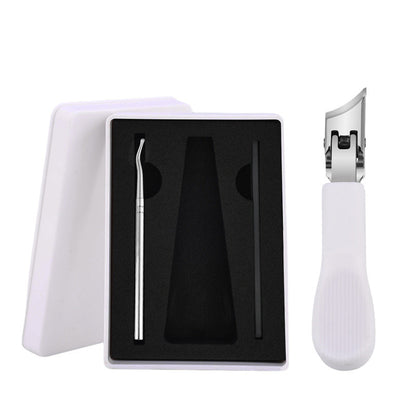 📢📢50% OFF ！！Wide Jaw Opening Anti-Splash Slanted Nail Clipper