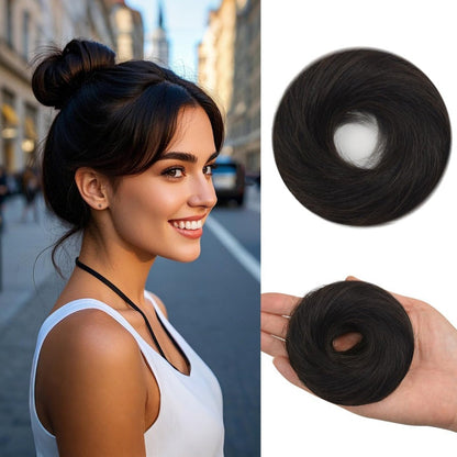 🏆 Temporary offer: buy one, get one free 🔥✨ Create a chic, casual bun in a snap 💖