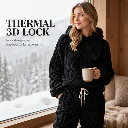 ⏳LAST DAY SALE ONLY ￡24.99!!🔥🍂 Embossed Geometric Plush Set – Timeless Comfort & Effortless Style For Every Occasion