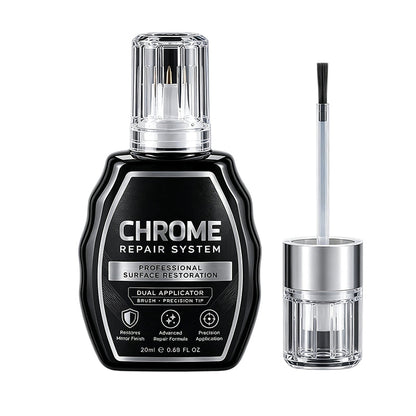 ✨Chrome Repair Pen – Dual-Applicator Mirror-Shine Metal Touch-Up Tool🚗🔧